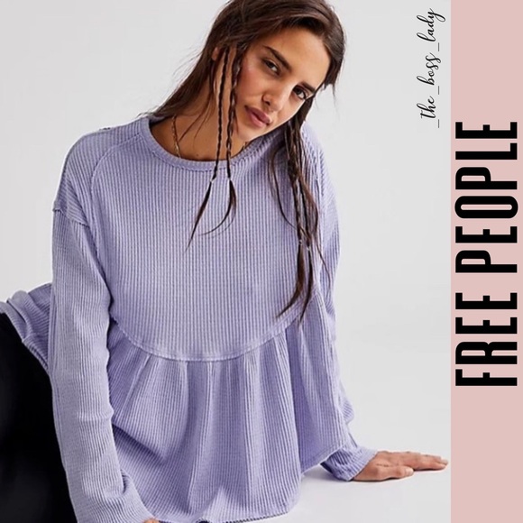 Free People thermal top oh my babydoll - Picture 3 of 10